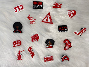 Delta Sigma Theta Croc Charms